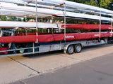 Rowing boat transportation
